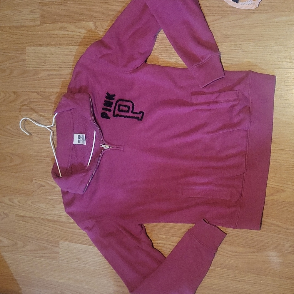 Pink Halfzip Pullover - image 1